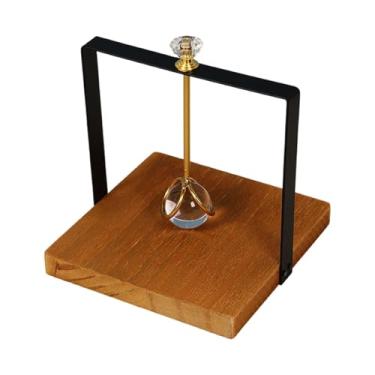 Imagem de Ioensy Porta-guardanapos de mesa, dispensador de guardanapos, organizador rústico, bandeja porta-papel para coquetéis, decoração para sala de jantar de hotel, Preto