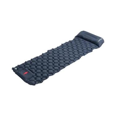 Imagem de Colchão Inflável Para Camping Com Travesseiro, Colchão De Ar Auto-infl