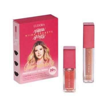 Imagem de Kit Batom e Gloss Labial Eudora Niina Secrets Queridinhos 2 Unidades