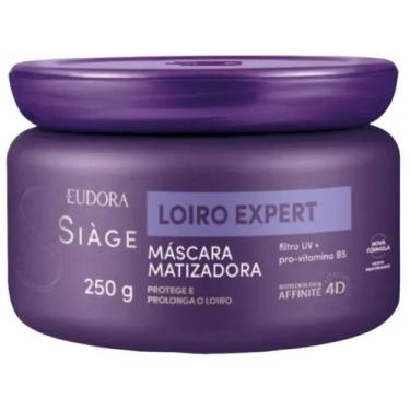 Imagem de Máscara Capilar Matizadora Eudora Siàge Loiro Expert 250g, 250g