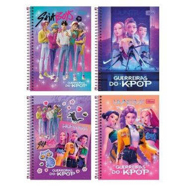 Imagem de Cad. Espiral Tilibra Universitário Guerreiras do KPop - Capa Dura 1 Ma