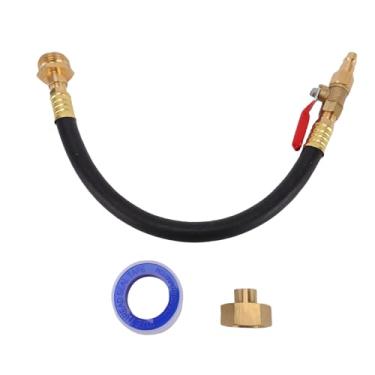 Imagem de Fafeicy Kit de Inverno para RV Adaptador de Sopro de Sprinkler de 16,9 Polegadas Com Válvula de Corte Mangueira de Latão -22 ℉ a + 250 ℉ para Tubos de água Externos para Navios RV