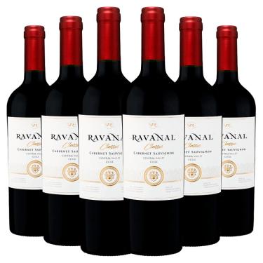 Imagem de Kit Vinho Ravanal Cabernet Sauvignon Com 6 Garrafas