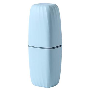 Imagem de Container de Viagem Portátil para Colgate Apoio Organizador Armazenamento Cápsulas Duas Canecas Detacháveis Leve Uso Diá