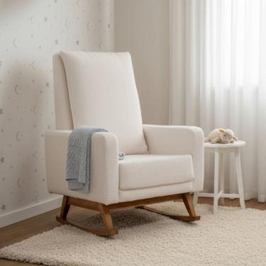 Imagem de Poltrona de Amamentação Balanço Constance Off White