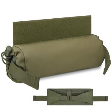 Imagem de Bolsa tática de primeiros socorros, bolsa de transporte subabdominal para trauma médico para IFAK EMT EMC com gancho e laço para transportadores de placas, cinto peitoral de nylon 500D, verde Ranger