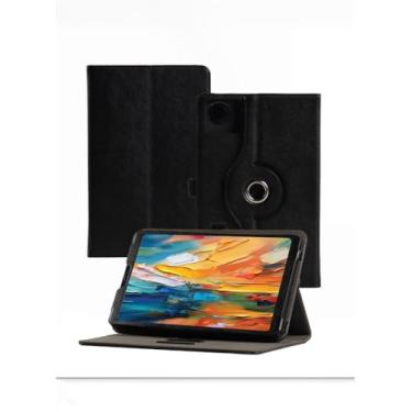 Imagem de Capa compatível com Fro TCL TAB 8 Gen 2/NxtPaper 5G 22.1 cm Tablet TAB 8 4G/LE/SE/Plus/WiFi 20.3 cm PU 360 suporte multiângulo portátil com suporte para caneta (TCL TAB 8 Gen 2/Tab 8 NxtPaper 5G 22.1