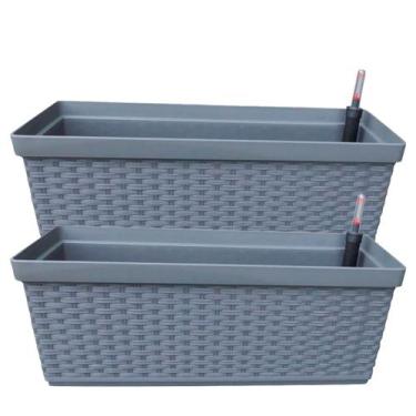 Imagem de Vaso para plantas Floreira Jardineira grande13 Litros Horta Mudas sucu