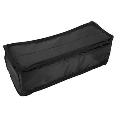 Imagem de Cryfokt Bolsa de Inserção à Prova de Choque para Câmera DSLR, Capa Divisória Acolchoada à Prova D'água para Entusiastas da Fotografia, Nylon Preto, 12,6x6,3x3,94 Polegadas (Preto)