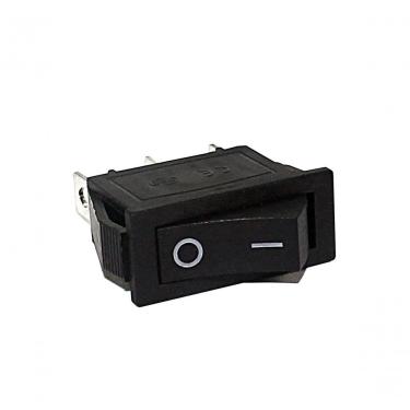 Imagem de Chave Retangular Gangorra Preta 3t 15a 250vac - Kcd3-102