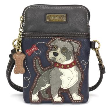 Imagem de CHALA Bolsa tiracolo feminina, Pit Bull - Azul-marinho, Small
