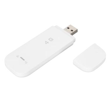 Imagem de Cryfokt Roteador Portátil 4G LTE WiFi Sinal Estável de Alta Velocidade para Viagens Domésticas Adequado para 10 Usuários Material ABS Branco
