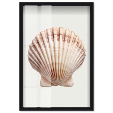 Imagem de Dune Crest Caress II Shadowbox Print Coastal Wall Art por Art Remedy, moldura preta, 28 x 40 cm