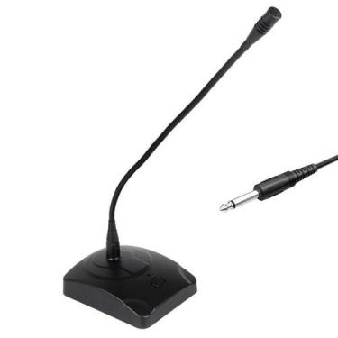 Imagem de Microfone De Mesa Gooseneck P/Púlpito,Entrevista,Reunião - Aj Som Aces
