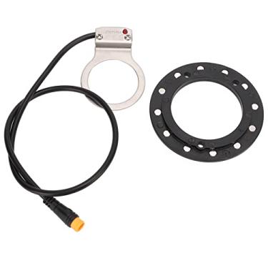 Imagem de Cryfokt Sensor Assistente de Pedal de Bicicleta Elétrica Premium Com 12 ímãs e Sensores de Hall Duplo para Desempenho Ideal, Adequado para Ciclistas Elétricos (Orifício grande 2,4 x 3,7 x 5,7 pol.)