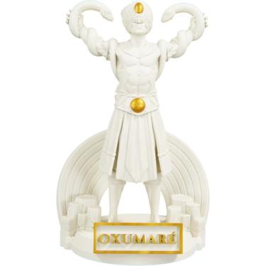 Imagem de Estátua Oxumarê Imagem Umbanda Candomblé Orixá (Cor Mármore Dourado)
