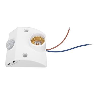 Imagem de Generic E27 Pir Sensor de Movimento Suporte da Lâmpada para Luzes Noturnas Automáticas No Controle do Armário da Varanda do Porão Garagem 90-240v