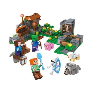 Imagem de Blocos De Construção De Pequenas Fazendas 4 Em 1, Brinquedos Educativo