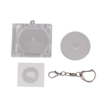 Imagem de Mini Estojo Para CD Chaveiro Porta-Chaves Álbum Comemorativo DIY Pinge