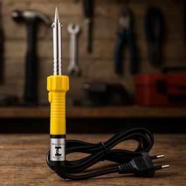 Imagem de Ferro de Solda 40W 220V Profissional com Ponta de Precisão – Rápido Aquecimento, Cabo Resistente, Ideal para Eletrônica, Reparo Placas, Soldagem Manutenção, Artesanato, Hobby, Doméstico e Profissional