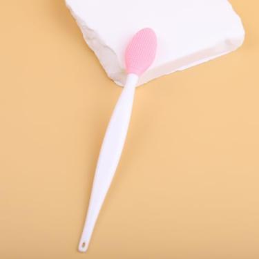 Imagem de 1 escova de nariz de silicone, ferramenta de massagem esfoliante macia dupla face para limpeza facial, remoção de cravos, uso doméstico, rosa