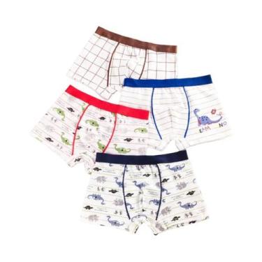 Imagem de Cuecas De Algodão Para Meninos Com Estampa De Dinossauro, Design De An