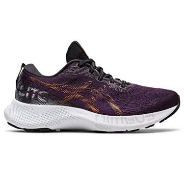 Imagem de ASICS Tênis de corrida feminino Gel-Nimbus LITE 3, Sombra noturna/laranja nova, 9