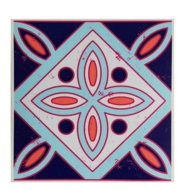 Imagem de 1UN Adesivos de Parede Azulejo Retrô Autoadesivos em PVC Removíveis para Cozinha Banheiro Decoração Residencial Proteção Fácil Aplicar Peel and Stick