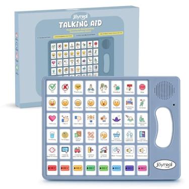 Imagem de Joyreal Dispositivo AAC para autismo, ferramentas de comunicação não verbal para terapia da fala e reabilitação de AVC. Tablet de comunicação de fala, auxiliares de fala para autismo com 8 botões