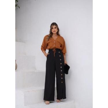 Imagem de Calça Pantalona Feminina/Moda  / Tendencia para Inverno  - Nanda Fashi