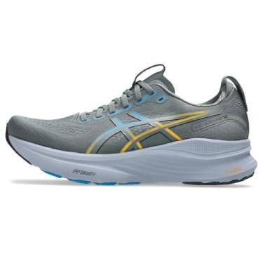 Imagem de ASICS Tênis de corrida masculino Gel-Kayano 32, Aço Cinza/Azul Egeu, 45