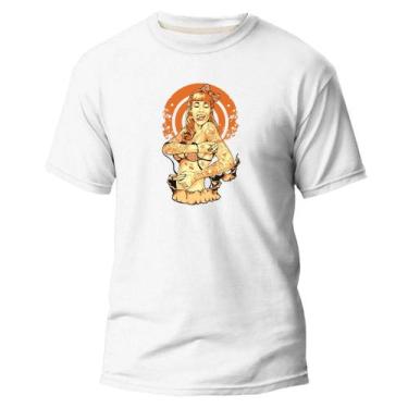 Imagem de Camiseta Básica Algodão Premium Estampa Digital Tatuando DTF - Pavesi,
