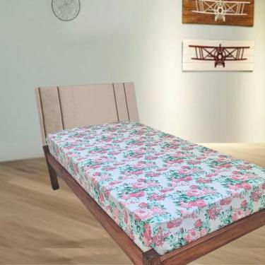 Imagem de Lençol avulso com elástico colchão viuva solteiro super king size 150 