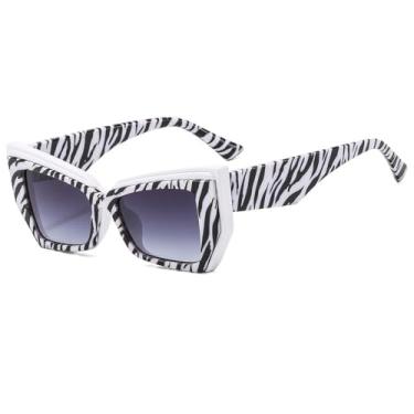 Imagem de Óculos de Sol UV400 - Olho de Gato com Lentes Degradê e Armação Larga para Homens e Mulheres, Ideais para Esportes ao Ar Livre, Corrida e Ciclismo, 03