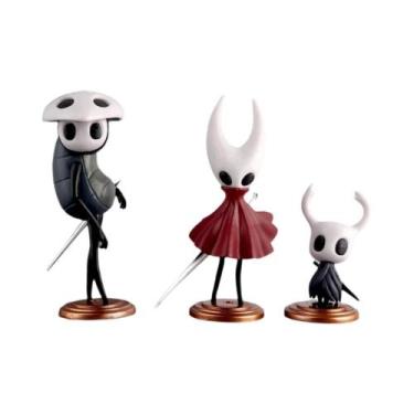 Imagem de Conjunto De Figuras De Anime Hollow Knight 3 Peças Modelo De Figura De