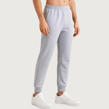 Imagem de Calça Moletom Com Punho Masculina Conforto e Estilo para o Dia a Dia-Masculino