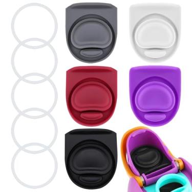Imagem de ZUGHXMS Rolha de substituição e anel de vedação O compatível com Owala FreeSip 680 g, tampa de anéis de vedação superior de garrafa para Owala 16/19/24/32/1,134 g tampa de boca acessórios de peças de