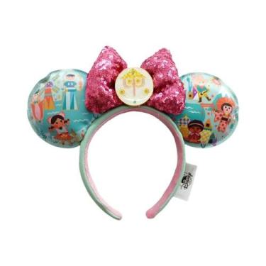 Imagem de Tiara De Pelúcia Mickey Minnie Mouse 2025 Para Festa De Fim De Ano Da 