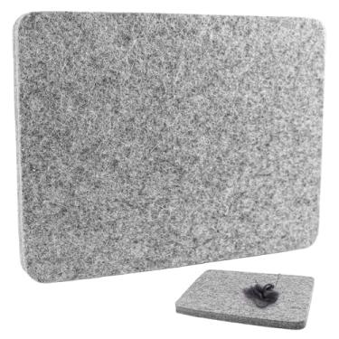 Imagem de Tapete de Feltragem com Agulha Firme Grossa Almofada de Esponja Cinza Bloco de Lã Agulhado para Projetos de Lã Ideal para Iniciantes em Crochê e Tricô (Tamanho Grande)