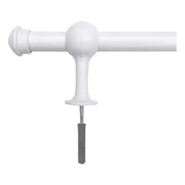 Imagem de Conjunto de varões para cortinas em madeira com 2,00 m x 19 mm(BRANCO)