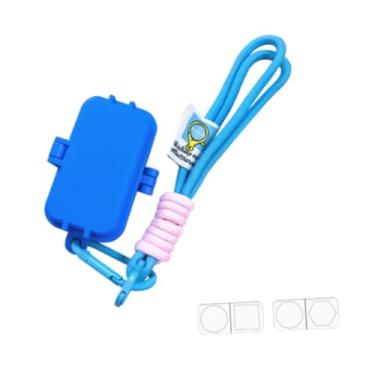 Imagem de KiBcsLic Estojo para giz de bilhar, porta-giz para taco de sinuca, estojo para ponteiras de giz, acessórios de sinuca e bilhar para iniciantes, Azul