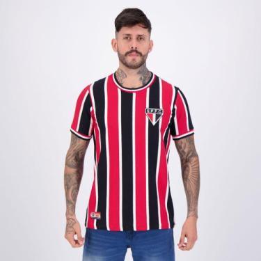 Imagem de Camisa São Paulo Retrô 1969 Listrada - Retromania, GG