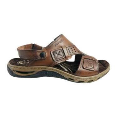 Imagem de Sandalia Masculina Pegada Robusta Couro Legitimo-Masculino