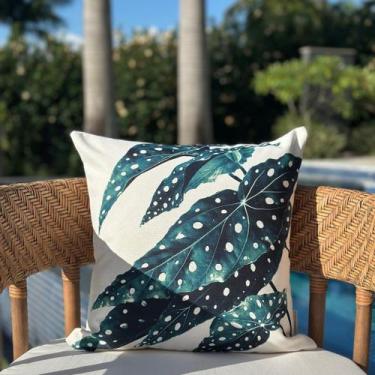 Imagem de Capa Almofada IMPERMEÁVEL ÁREA EXTERNA Planta Maculata 45x45 - AMOFADA