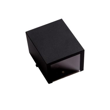 Imagem de Kit 2 Arandelas Preto 2 Fachos 2 Focos Parede Muro Ar1210