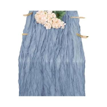 Imagem de Caminho De Mesa Em Tecido De Algodão Boho Burgundy Para Decorações De 