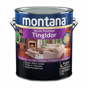 Imagem de Verniz Premium Tingidor Imbuia Brilhante 3,6L Montana Madeira Cor:Imbu