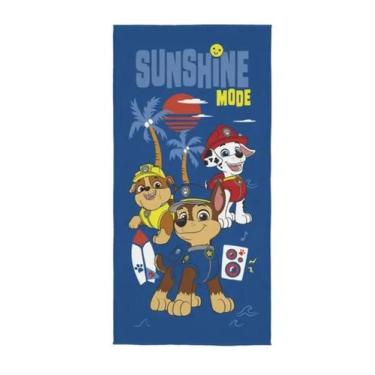 Imagem de Toalha de Banho Aveludada Patrulha Canina Menino Lepper
