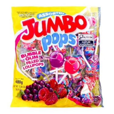 Imagem de Pirulito Jumbo Pops Confirma (480g)
