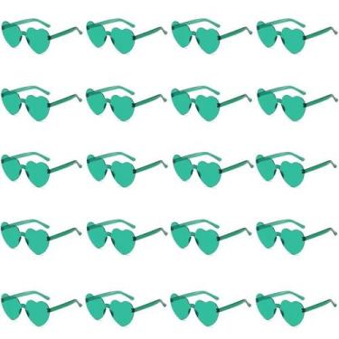 Imagem de Óculos De Sol Femininos Em Cores Candy Com Design De Coração KAMMPT, 2